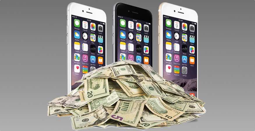 iPhone dinero