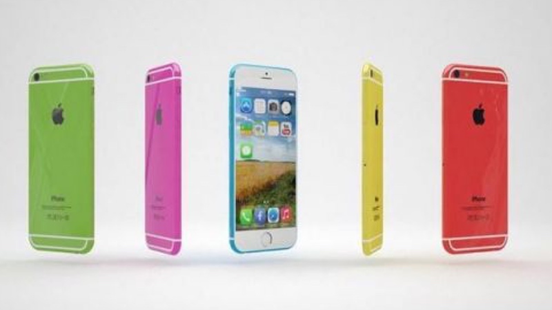 5 iPhone 6C uno de cada color