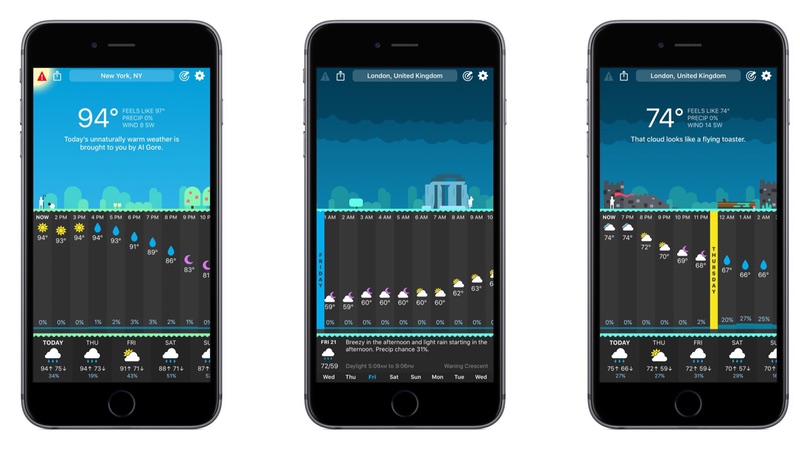 Carrot Weather: la mejor alternativa a la app nativa de tiempo | App de la semana