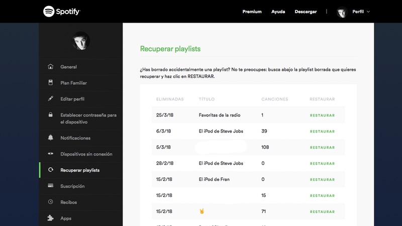 Cómo Recuperar Una Playlist Borrada De Spotify Isenacode 3998