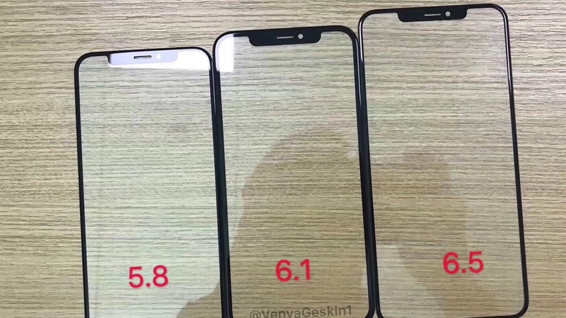 Aparecen los posibles paneles de cristal de los iPhone de 2018