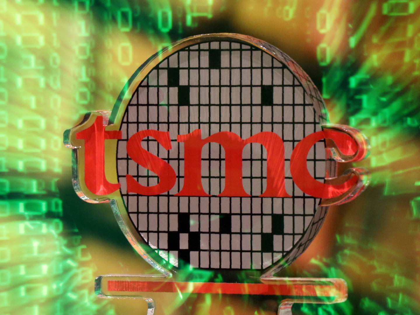 imagen que muestra las letras TSCM, de la compañía fabricante de transistores y procesadores