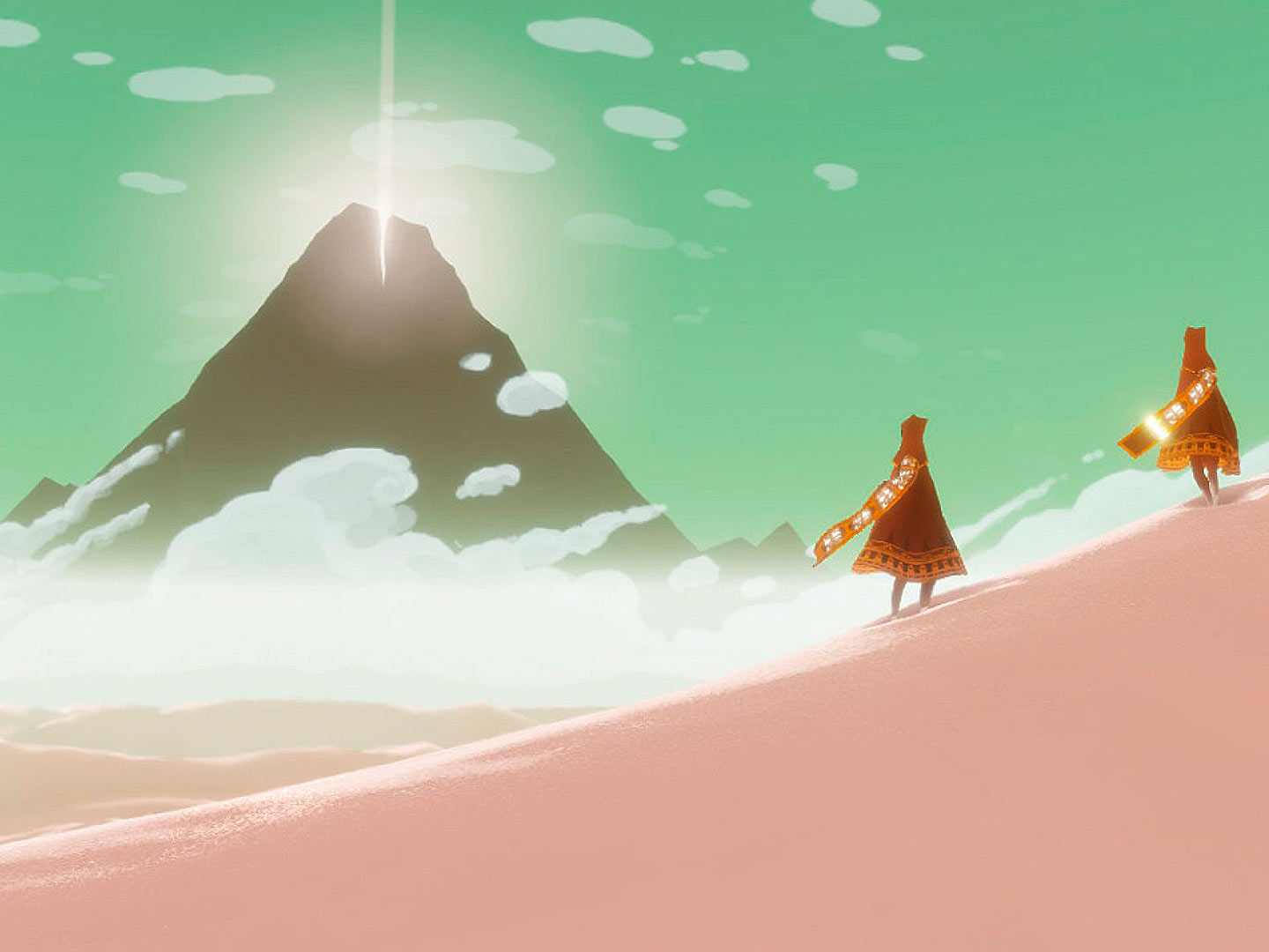 Así es Journey jugado desde un iPhone
