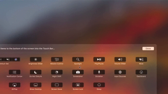 Cómo personalizar la Touch Bar