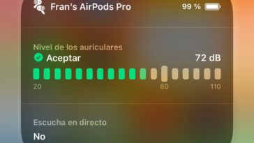 Cómo ver el nivel del audio de tus AirPods en tiempo real con iOS 14