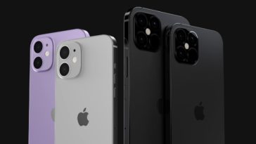 Conceptos de los 4 modelos de iPhone 12