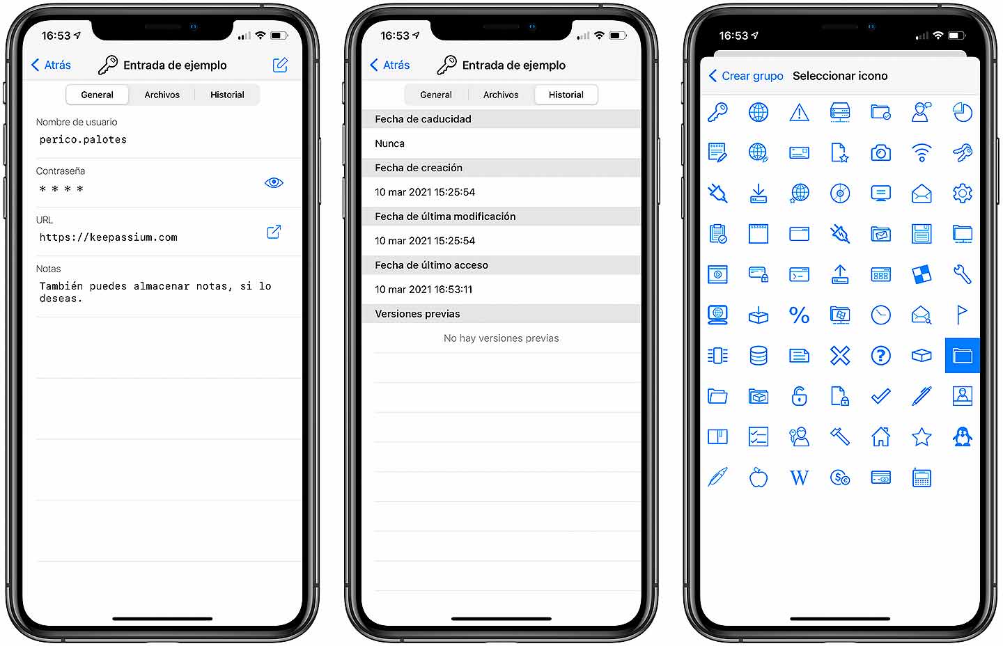 Configurando KeePassium en el iPhone