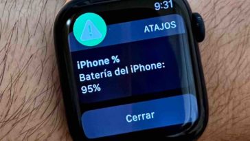 Cómo saber el porcentaje de batería de tu iPhone gracias al Apple Watch y la app de Atajos