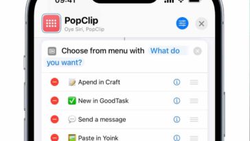 PopClip: una de las mejores apps del Mac en tu iPhone gracias a la app de Atajos