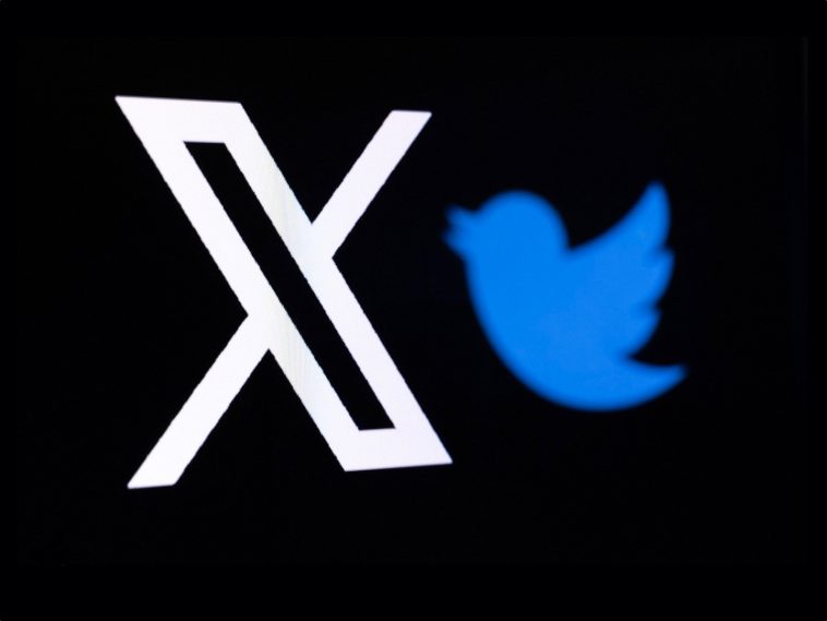 Logo de X, la antigua Twitter