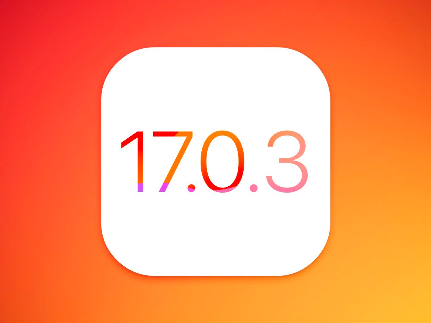 iOS 17.0.3