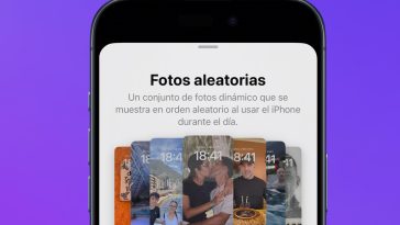 fotos aleatorias desde álbum en iOS 17.1