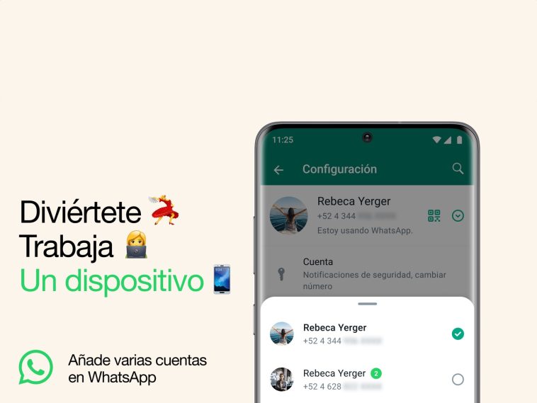 Dos cuentas de WhatsApp a la vez en un mismo dispositivo