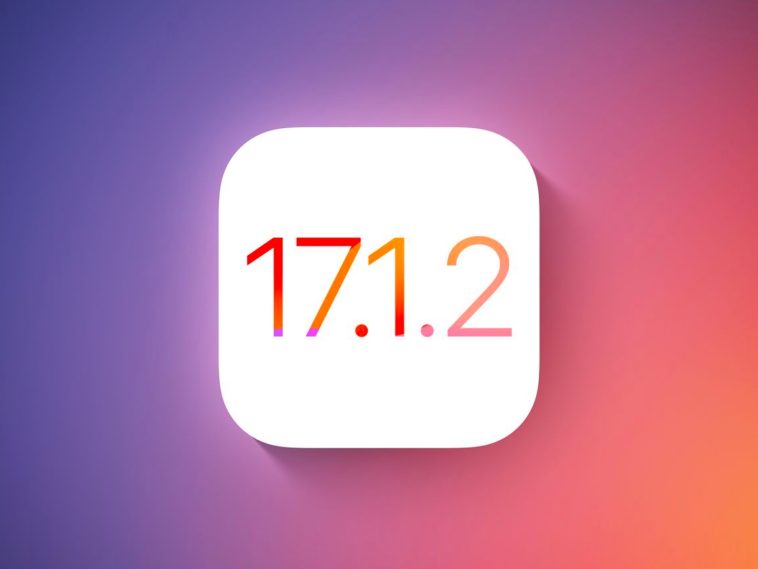 Actualización de iOS 17.1.2