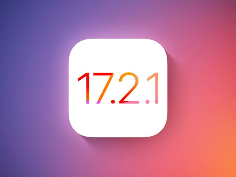 imagen donde se ve el número de actualización de iOS 17.2.1