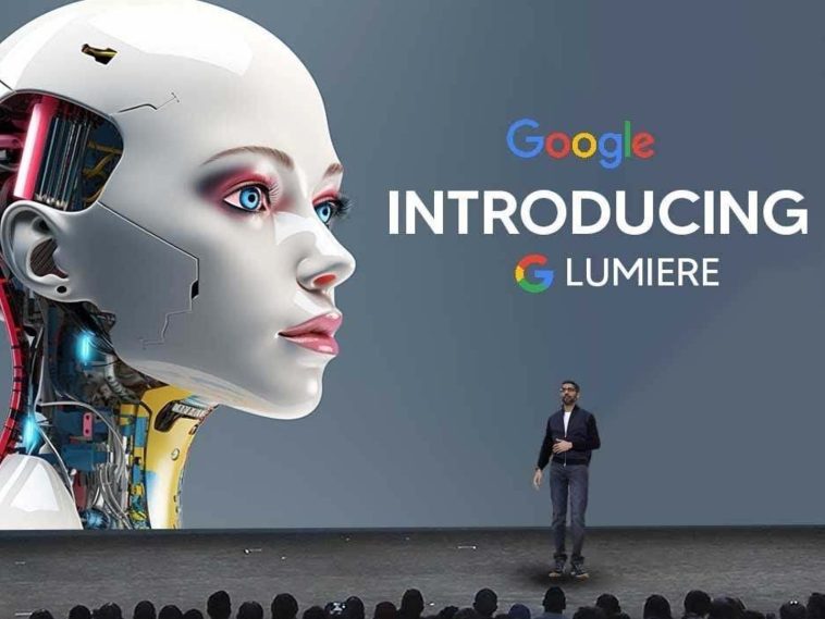 imagen donde se ve la presentación de Google Lumiere, la IA generativa de vídeo