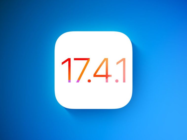 imagen donde se ve el número de versión de iOS e iPadOS que es la 17.4.1