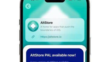 imagen donde se ve la interfaz de la app para iOS de AltStore Pal, la primera tienda alternativa de aplicaciones