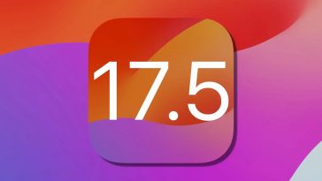 imagen donde se puede apreciar el número de versión iOS 17.5