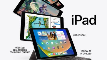 imagen en el que se puede ver el iPad de novena generación