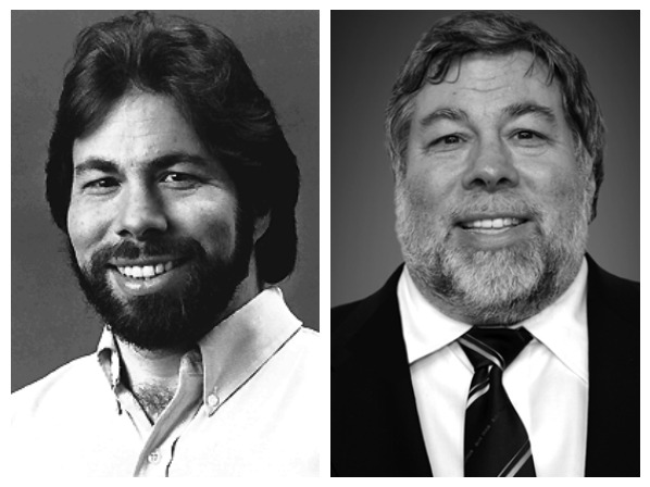 A la izquierda, Steve Wozniak (Woz) de joven. A la derecha, Steve en la actualidad