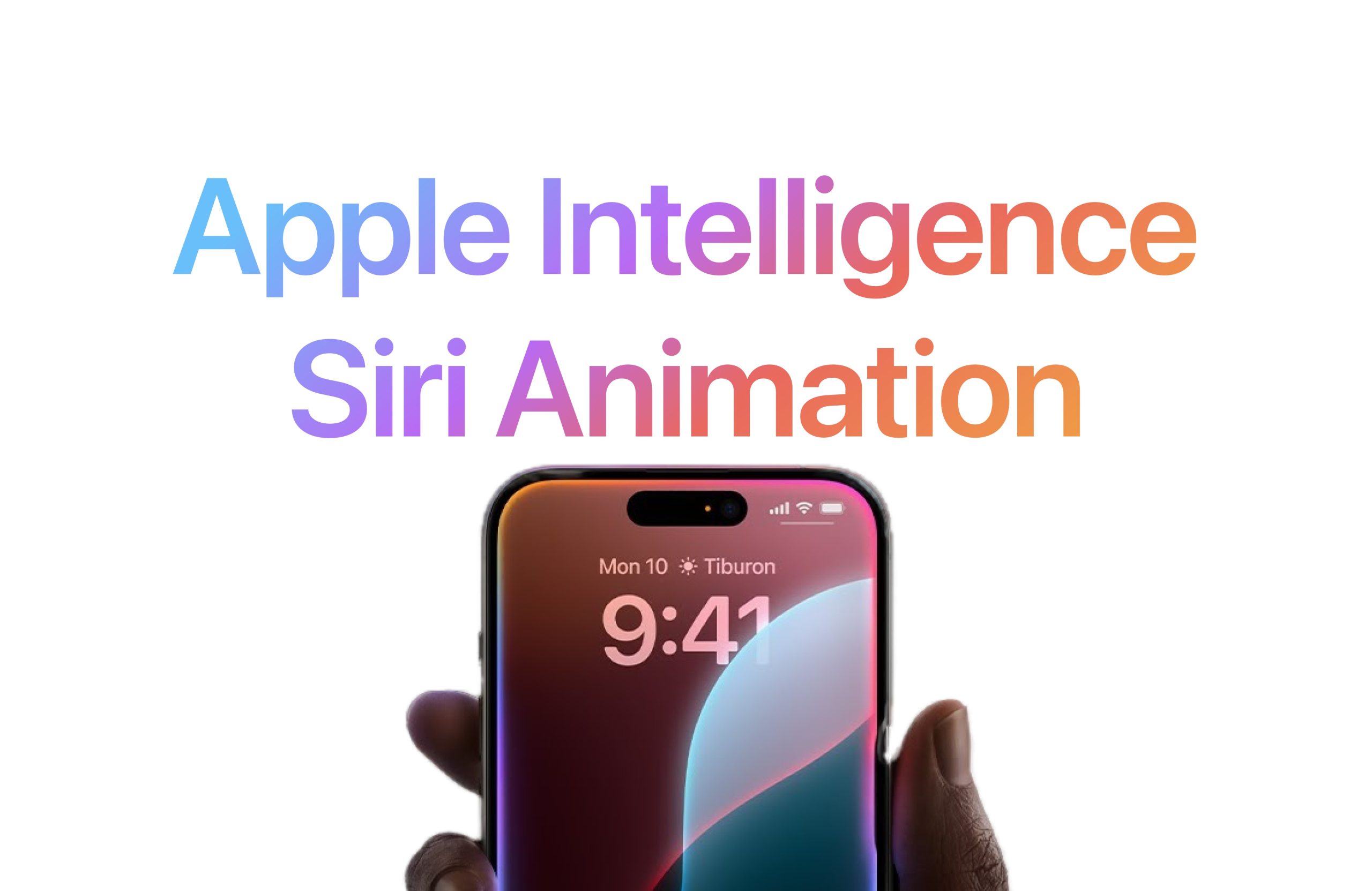 Imagen donde se aprecia la nueva animación de Siri con Apple Intelligence