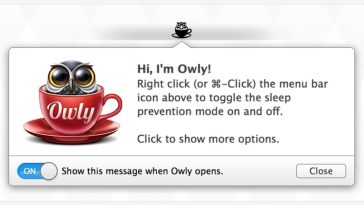 imagen donde se ve el logo de Owly, una app para Mac para hacer que la pantalla no se pare durante un tiempo determinado