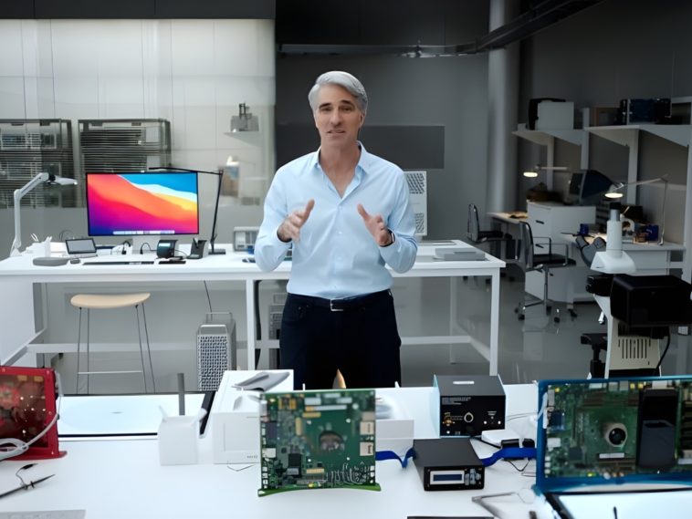 imagen donde se ve el directivo de Apple Craig Federighi