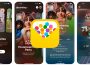 imagen donde se ve el logo de la nueva App de Apple llamada Invites, se ve un sobre de color amarillo abierto y dentro unas boitas de colores