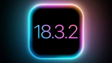 imagen donde se ve la versión de iOS 18.3.2