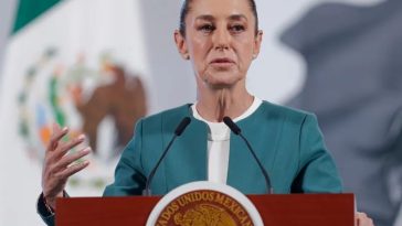 Imagen donde se puede ver a la presidenta de México, Claudia Sheinbaum