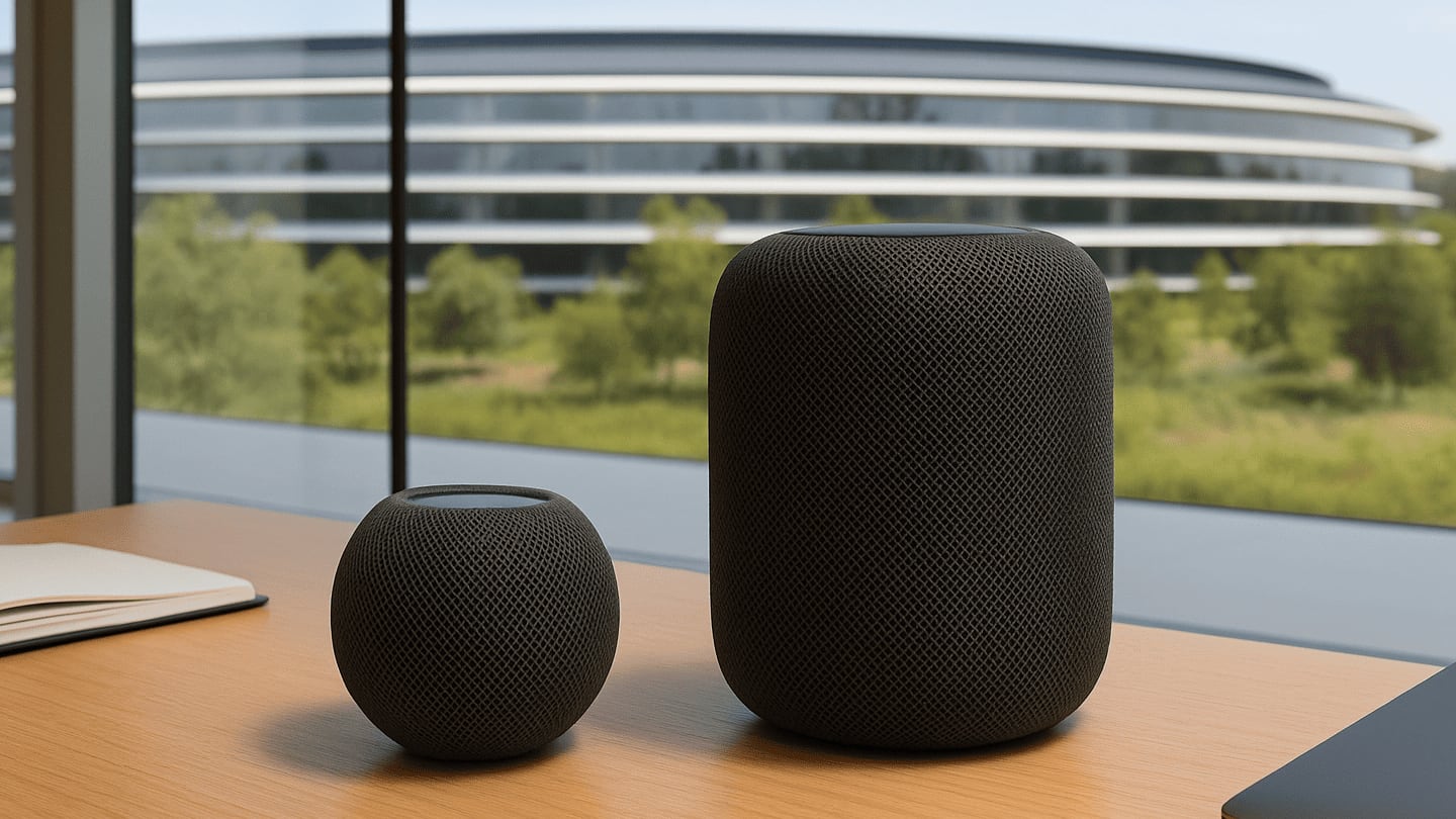 imagen donde se pueden ver los dos Homepods de Apple