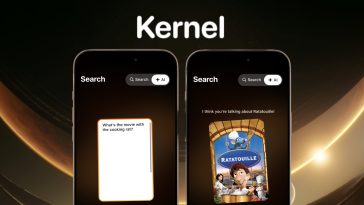 imagen de la interfaz de búsqueda de Kernel AI, capaz de recomendarte una película como Ratauille solo poniéndole una pequeña descripción